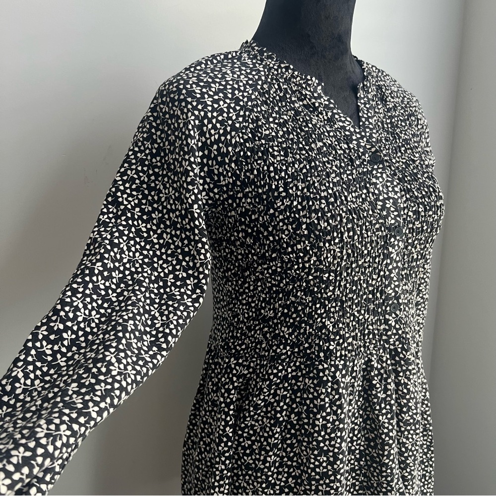 Zara LEAF PRINT DRESS - Junior or Petite - Zara size 13-14 cm 164 - Picture 10 of 11